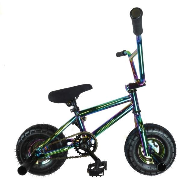 1080 Stunt Freestyle Mini BMX Bike, LTD Edition Frame - Neo Chrome Jet Fuel