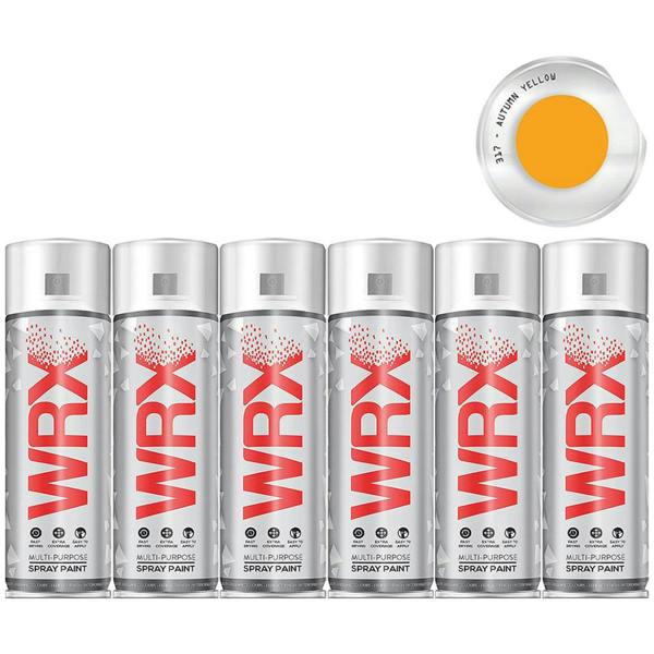 WRX 6X WRX Autumn Yellow Spray Paint 400ml