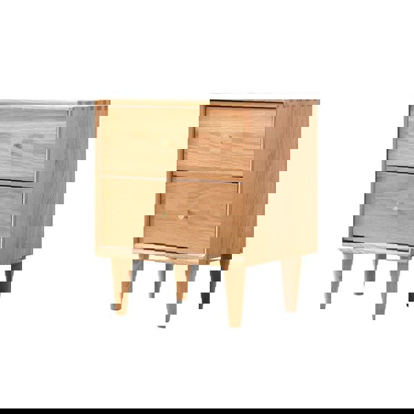 Waktravel Bedside Table, Solid Wood-Ritconcept-Rit Concept