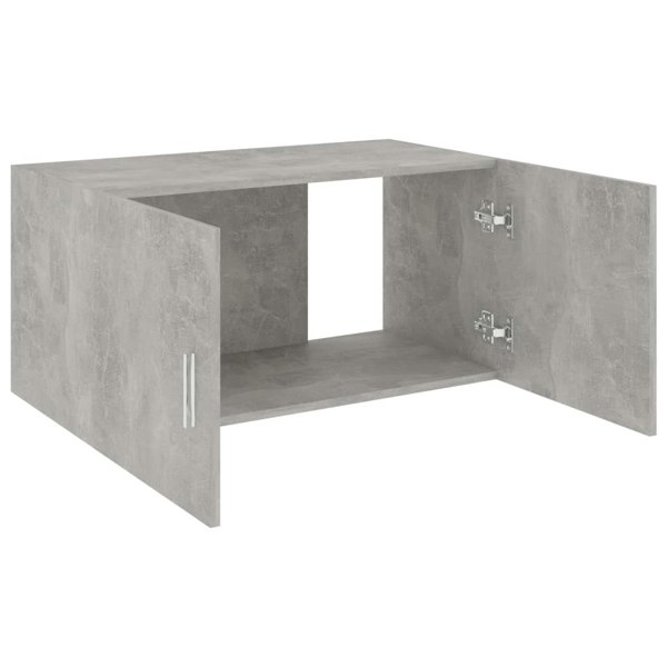 Berkfield Wall Mounted Cabinet Concrete Grey 80x39x40 cm Engineered Wood