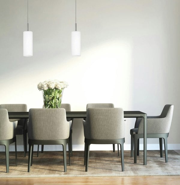 EGLO Troy 3 White / Nickel-Matt Single Pendant