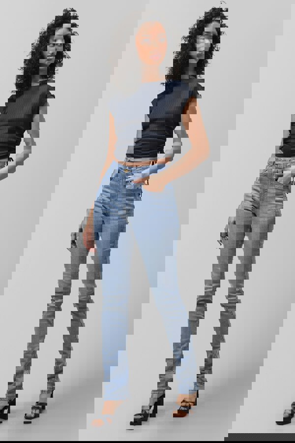 ENORSIA High Waist Slim Fit Jeans