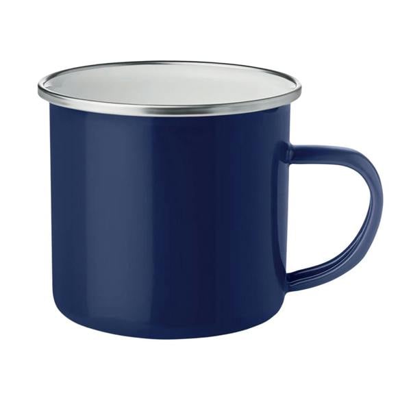 MidOcean Plateado Enamelled Metal 350ml Mug - Blue - 