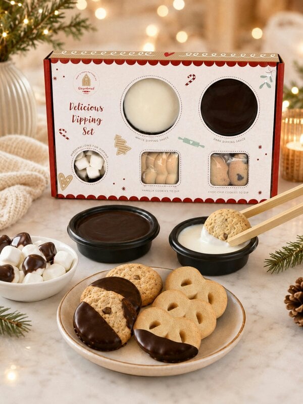 Gingerbread Kitchen' Chocolate Dipping Gift Set