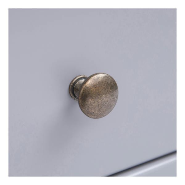 Cabinet Bits Bicarri 5 Drawer Chest of Drawers Brass Knob