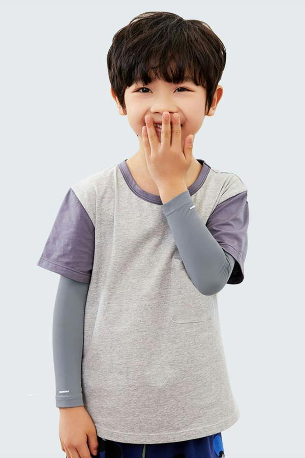 Anniou Kids Cooling Sun Sleeves - Gray