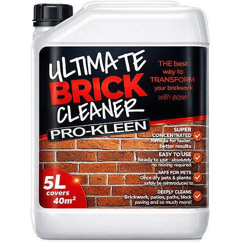 ProKleen Pro-Kleen Ultimate Brickwork Cleaner For Brickwork, Patios, Driveways, and Other Outdoor Surfaces 5L
