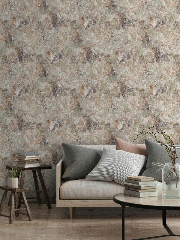 Muriva Perico Stone Multi Wallpaper