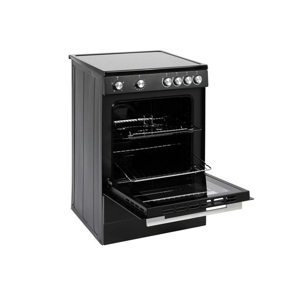 Willow 60cm Single Cavity Ceramic Cooker W60CCBLK - Black