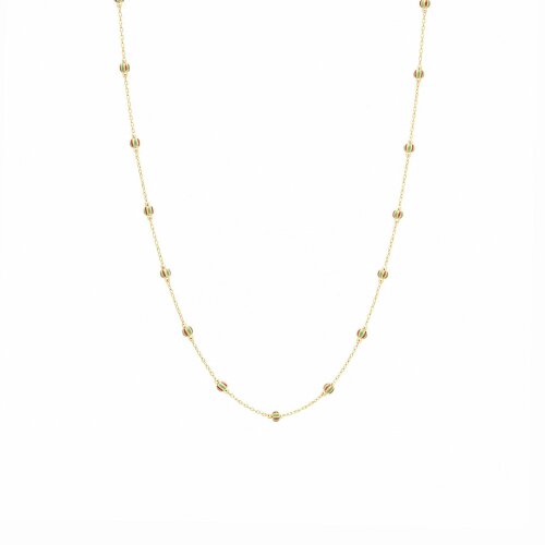 Spero London Multicolor Beaded Chain Necklace