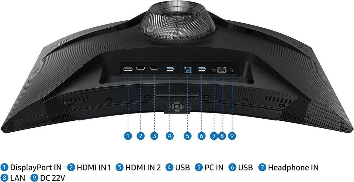 Samsung Odyssey G6 LS27BG650EU 27" QHD Curved Gaming Monitor