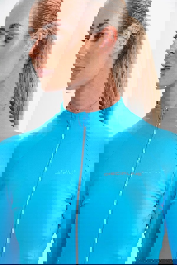 Discipline 365 Blue Funnel Neck Top