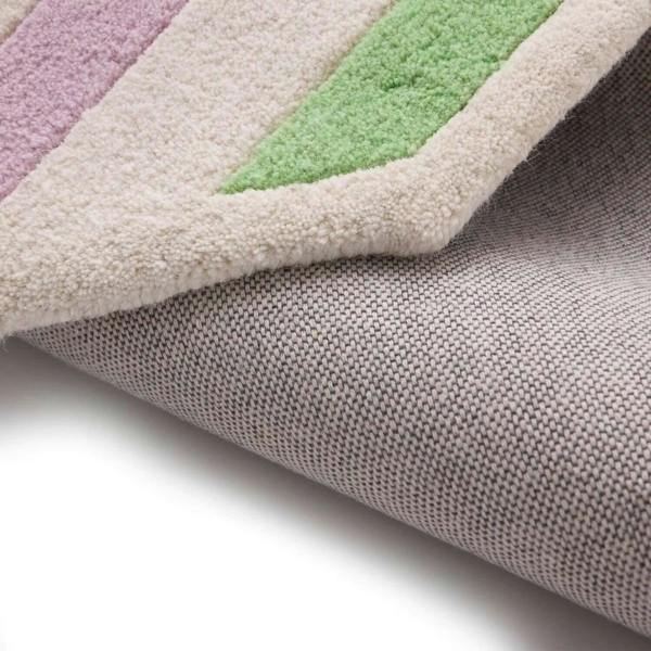 The Rugs Wool Contour Bordered Rug Lavender/Green