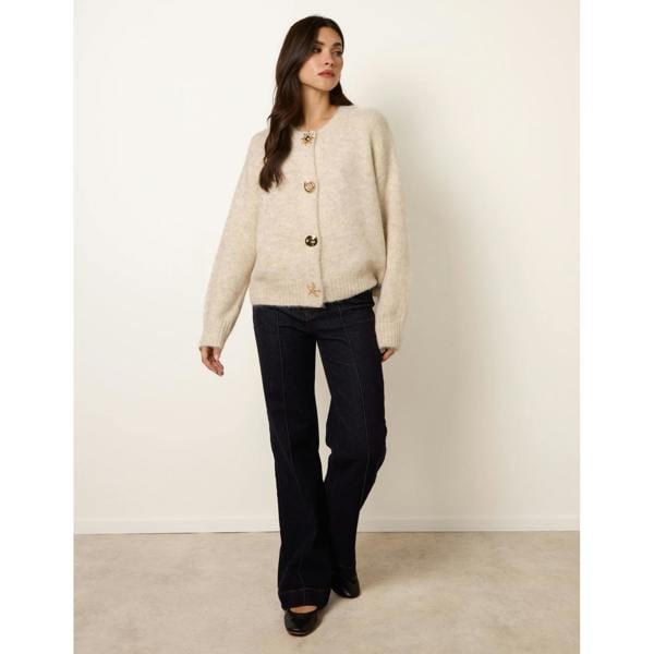 Blue Vanilla Multi Gold Button Cardigan