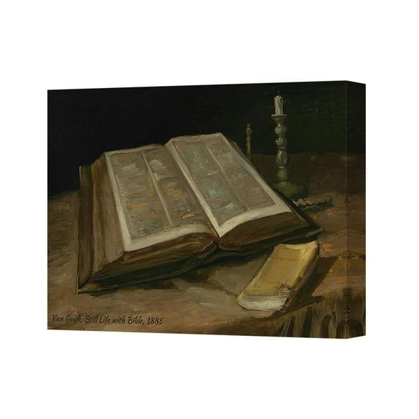 Benjamin Tate Design Van Gogh Still Life With Bible Canvas Print Reproduction 1885