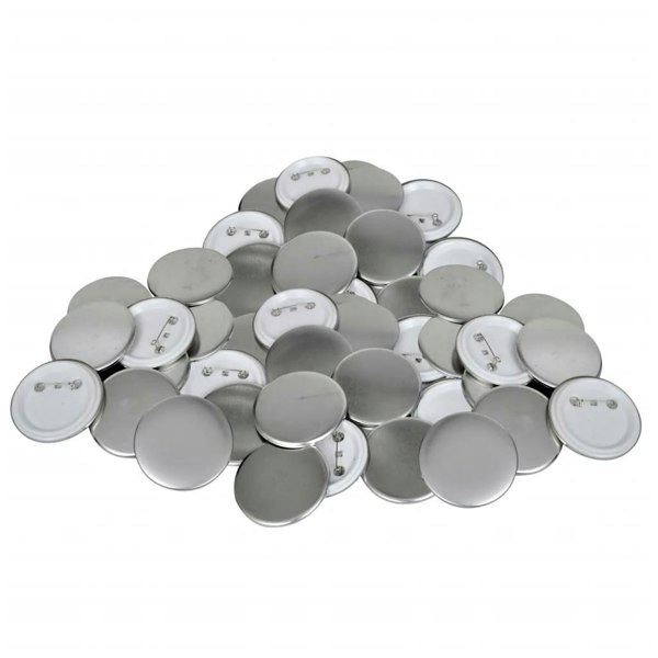 Berkfield 500 pcs Pinback Button Parts 58 mm