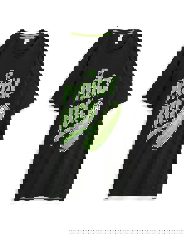 Rick And Morty Mens Multicoloured Pickle Rick Short Sleeve Long Leg Pyjama Set