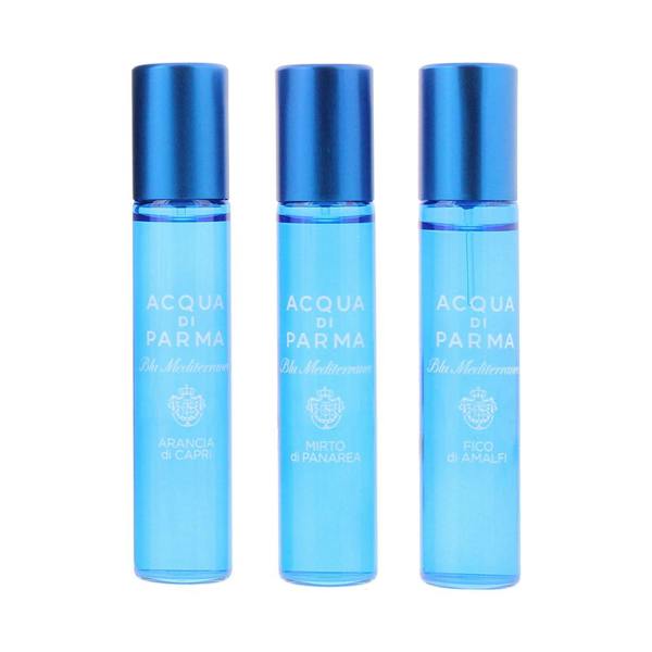 Acqua Di Parma Blu Mediterraneo Gift Set: Eau de Parfum 3 x 12ml Mirto di Panarea; Arancia di Capri & Fico di Amalfi