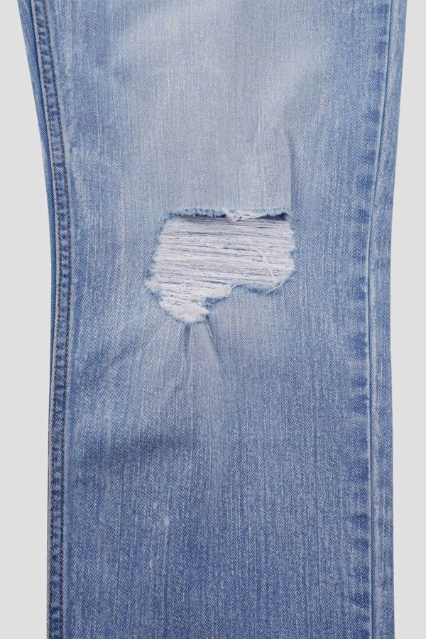 ENORSIA Womens  Straight Fit Ripped Jeans