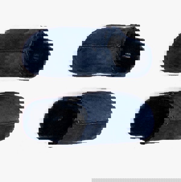 Shepherd HUGO Mens Sheepskin Mules Navy