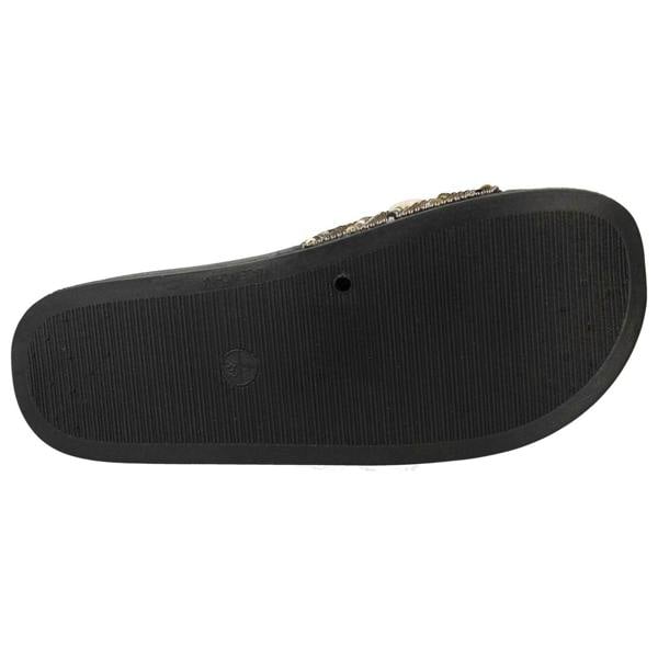 Spot On Ladies Spot On Open Toe Summer Mule