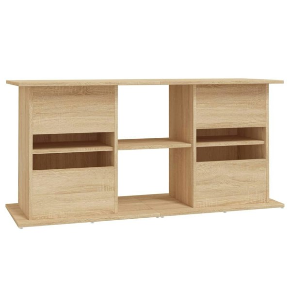 Berkfield Aquarium Stand Sonoma Oak 121x41x58 cm Engineered Wood