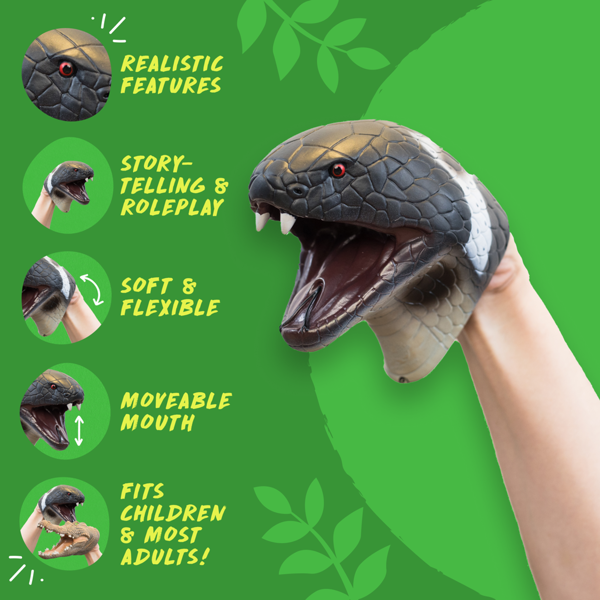 Wildthings Wild Thingz Cobra Hand Puppet