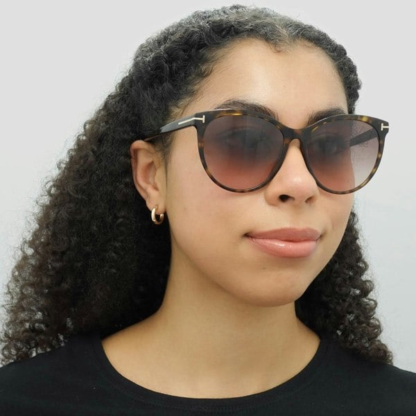 Tom Ford Sunglasses Maxim FT0787 52F Dark Havana Brown Gradient