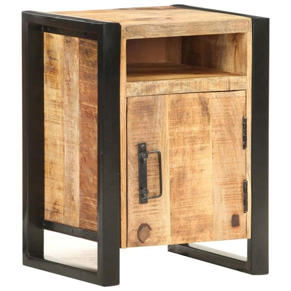 Berkfield Bedside Cabinet 40x35x55 cm Solid Mango Wood