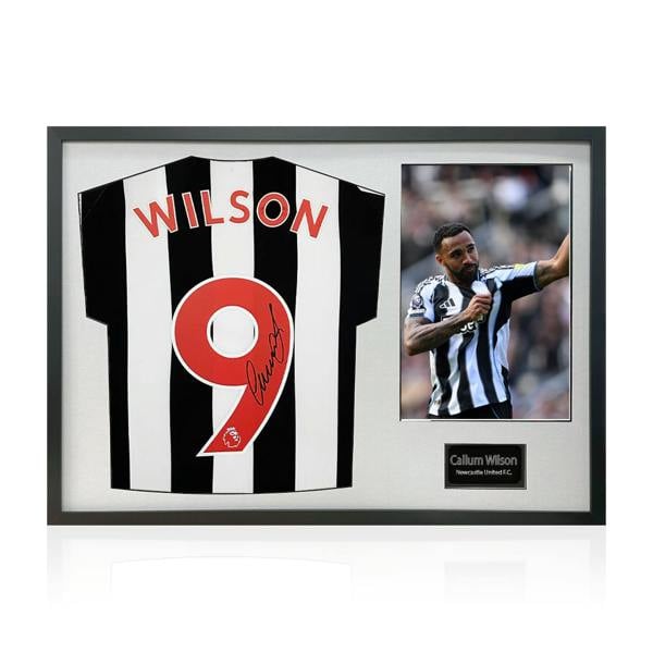 Callum Wilson Signed Newcastle United 22-23 Shirt Classic Frame