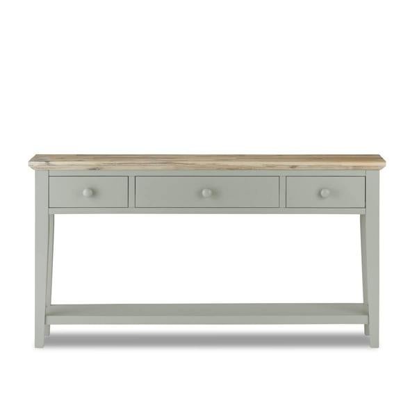 Statement Furniture Florence Console Table with 3 Drawers and Shelf. Hallway Slimline Storage