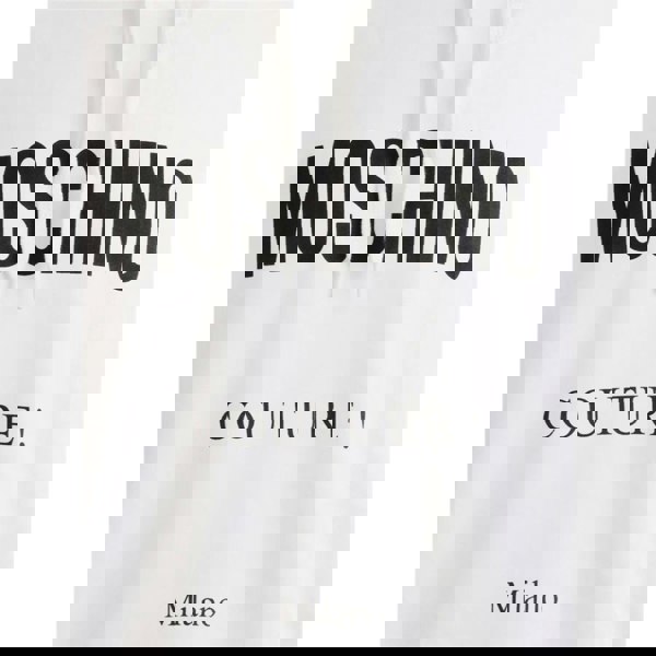 Moschino Couture Milano White Hoodie