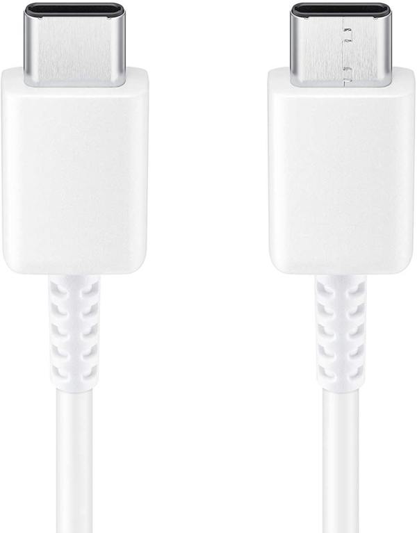 Samsung 1M 25W USB C to C Charging Cable White - EP-DA705BWEGWW