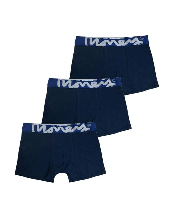 Money Navy Chop Boxers 3pk Navy