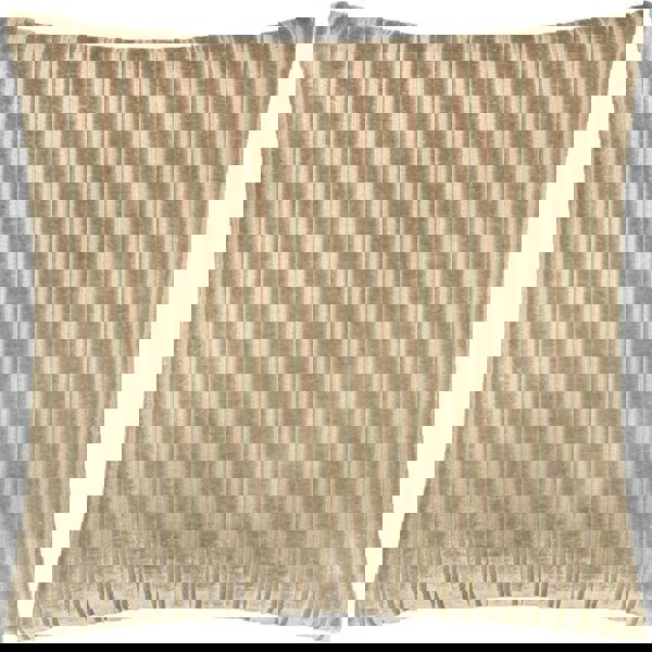 Paoletti Savoy Velvet Stripe Cushion Cover - Mink