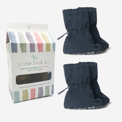 Little Sock Co. 2 Pack of All Weather Stay-on Booties - Showerproof & Windproof