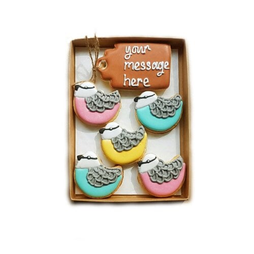 The Cookie Collaboration Personalised Garden Bird Cookie Letterbox Gift