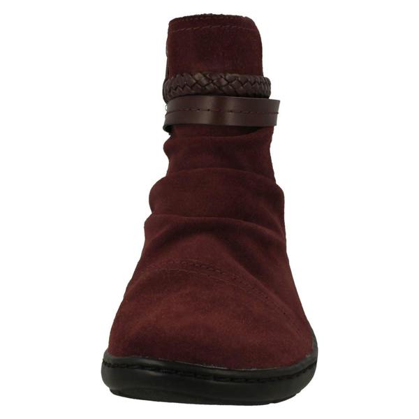 Clarks Ladies Clarks Braid Detailed Ankle Boots Cora BraidBoot