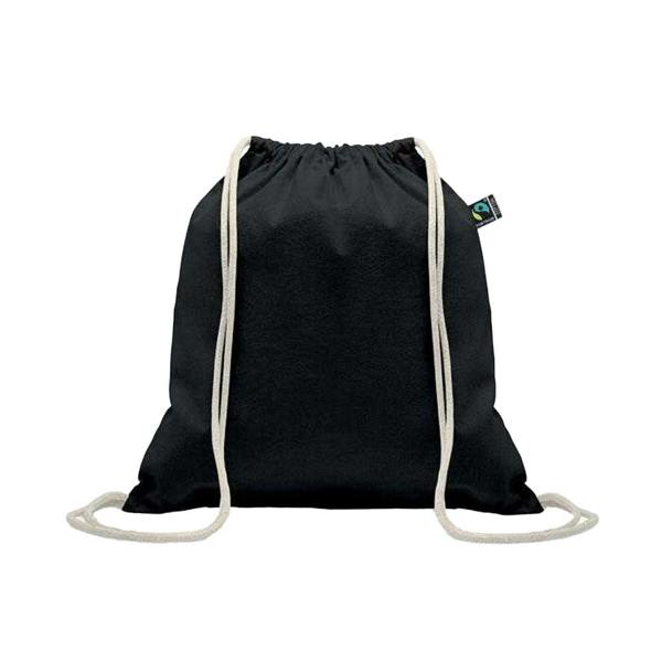 MidOcean Osole Cotton Drawstring Bag - Black - 