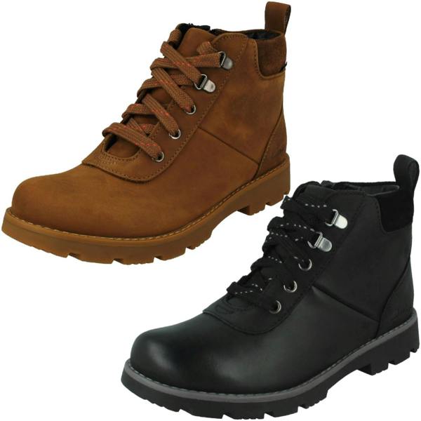 Clarks Boys Clarks Casual Ankle Boots Heath Go GTX K