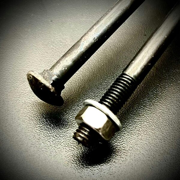 Fixaball 8mm Coach Carriage Bolts Nut Washer Self Colour 4.8