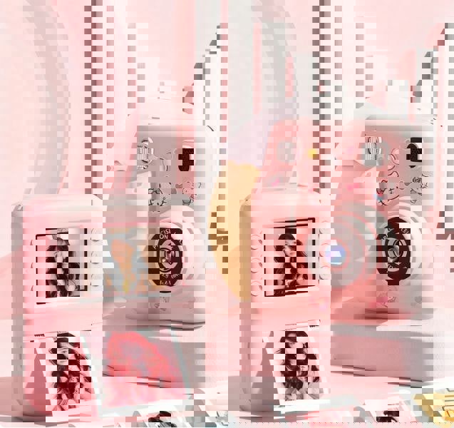 Leaper Kids Polaroid Camera with 32GB Memory Card and Colour Printing Paper