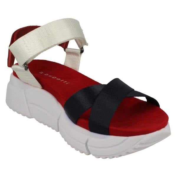 Bugatti Ladies Bugatti Hook & Loop Fastening Casual Sandals 88181