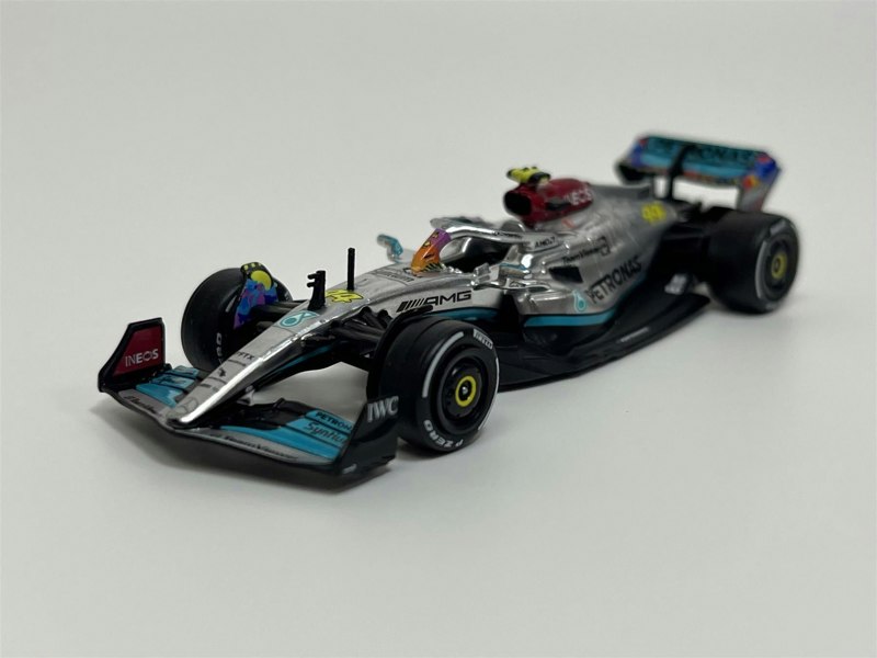 Tarmac Lewis Hamilton Mercedes AMG F1 W13 Miami GP 2022 1:64 Tarmac Works T64GF044LH2