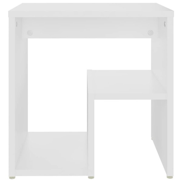 Berkfield Bed Cabinets 2 pcs White 40x30x40 cm Engineered Wood