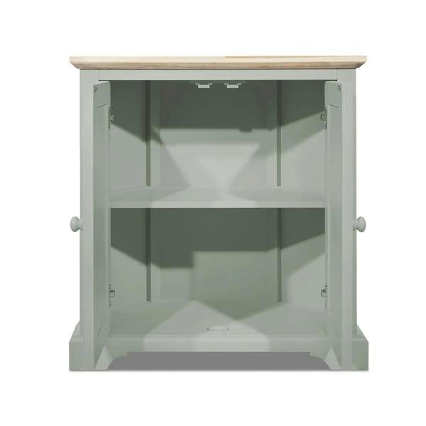 Statement Furniture Florence Corner Sideboard with Cupboard and Shelf. Assembled Storage