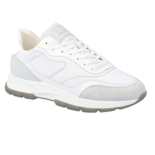 Lavair Mens Aequora Leather Trainers - White