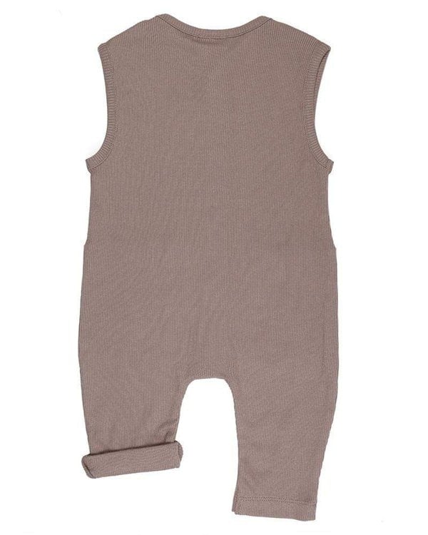 Brown Rib Jumpsuit - image 3