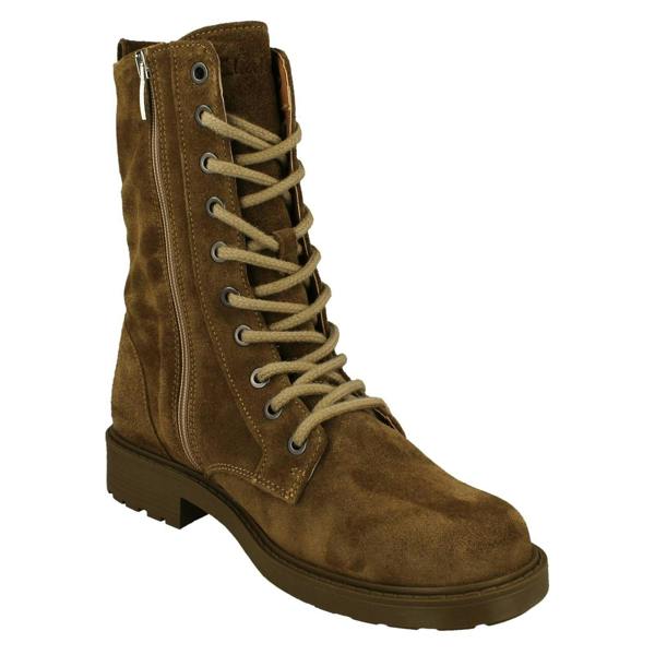 Clarks Ladies Clarks Lace Up Detailed Combat Style Boots Orinoco2 Style