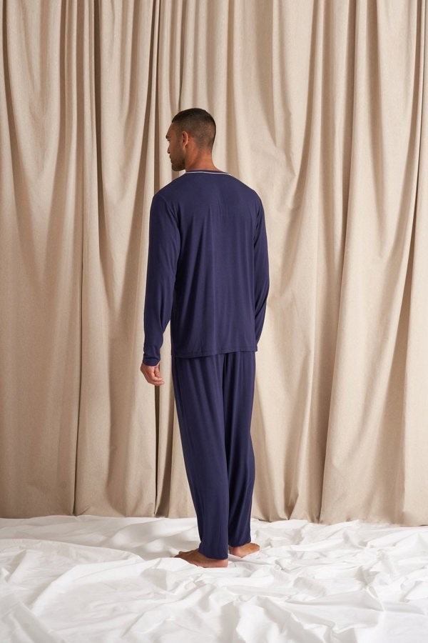Mister You Bamboo Pyjama Set in MidnightNightwear